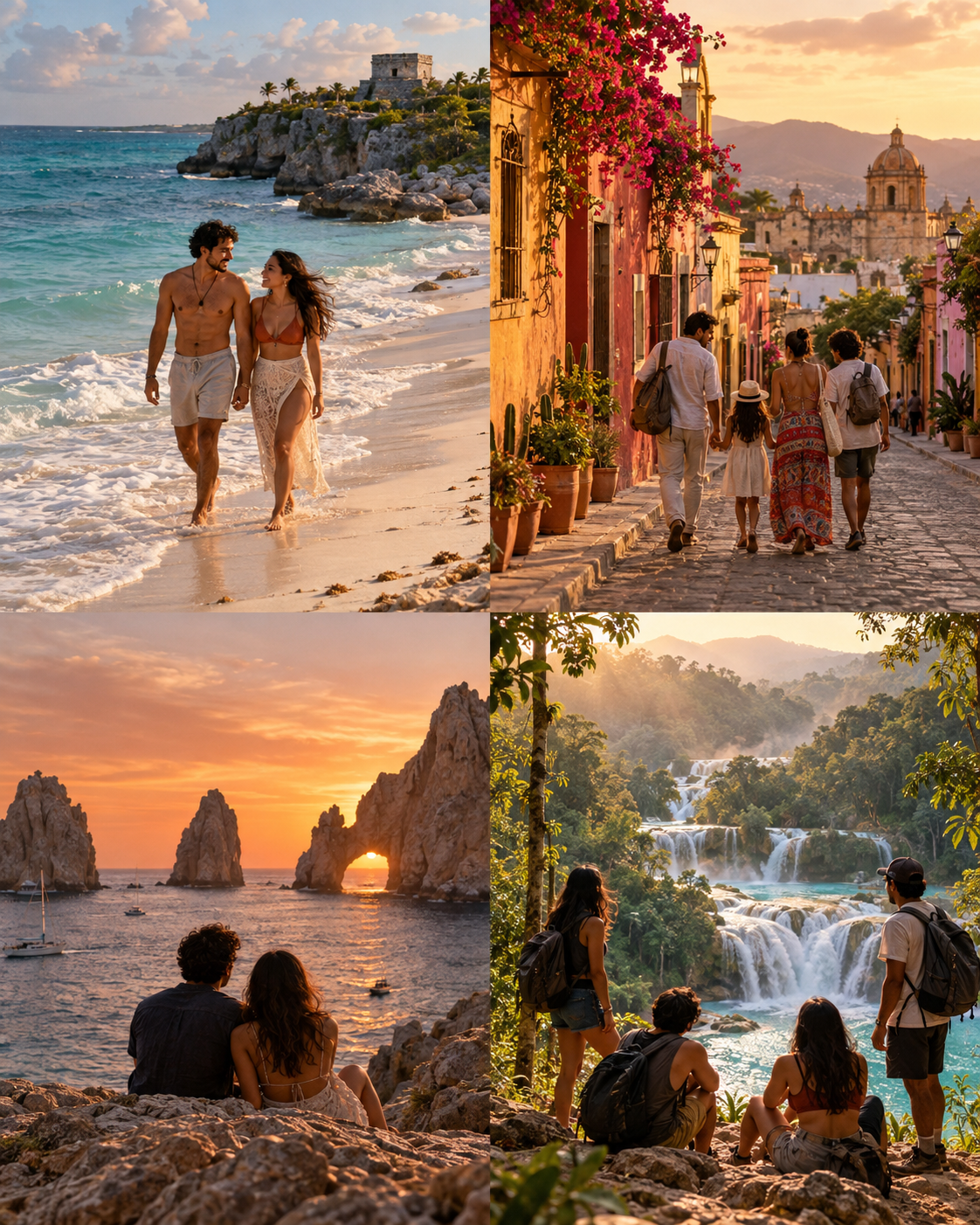 Playa turquesa en Riviera Maya